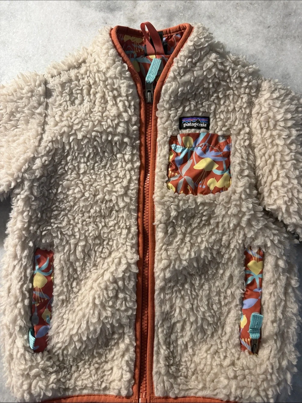 Patagonia fleece coat 4T